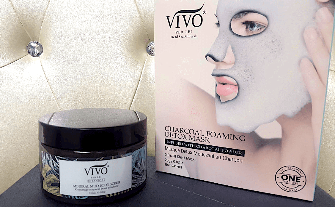 Vivo Per Lei Mud Body Scrub and Charcoal Sheet Masks product review