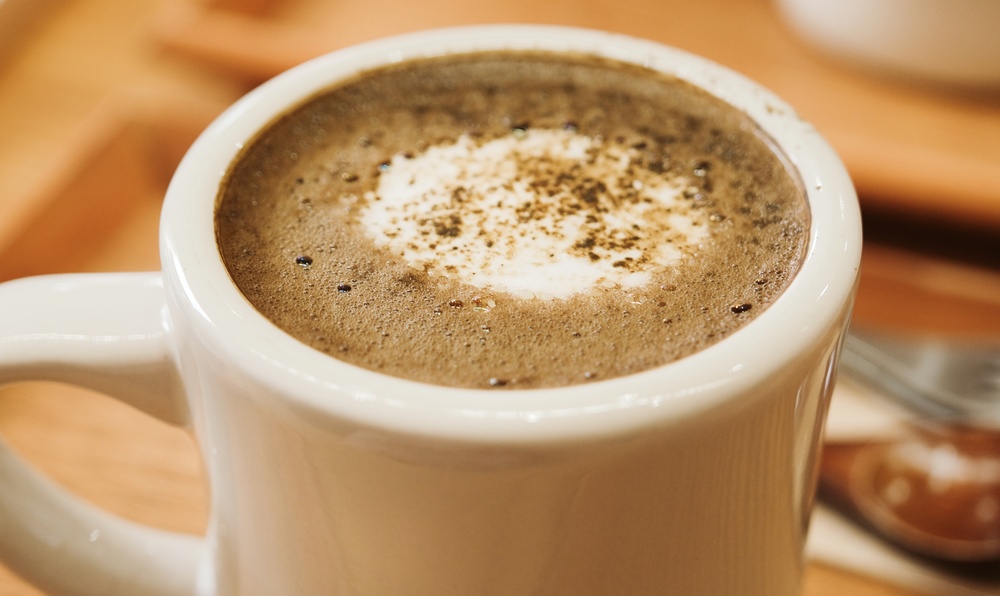 Hojicha latte