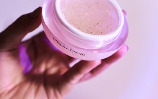 Hand holding Celestolite Estrella Facial Peel
